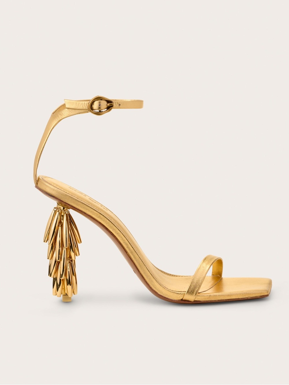Cult Gaia Sunella Sandal Gold Color Size 39 EU/ 9 US